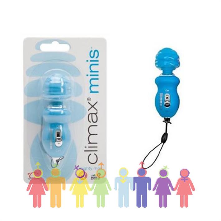 Estimulador de clítoris cabezal móvil celeste Bullet Clímax