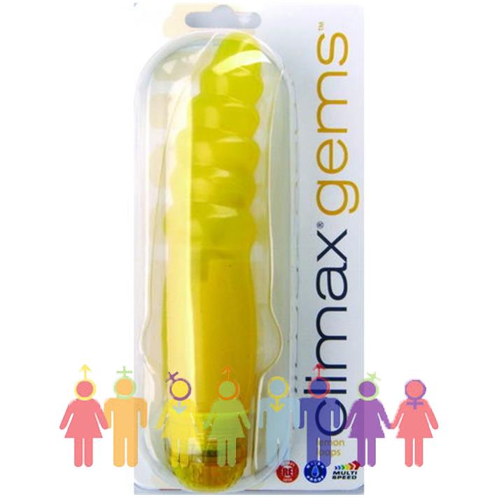 Vibrador sumergible Clímax Gems amarillo