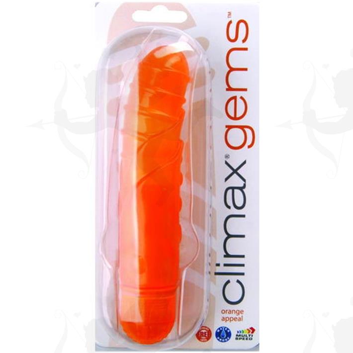 Vibrador Clímax Gems sumergible naranja