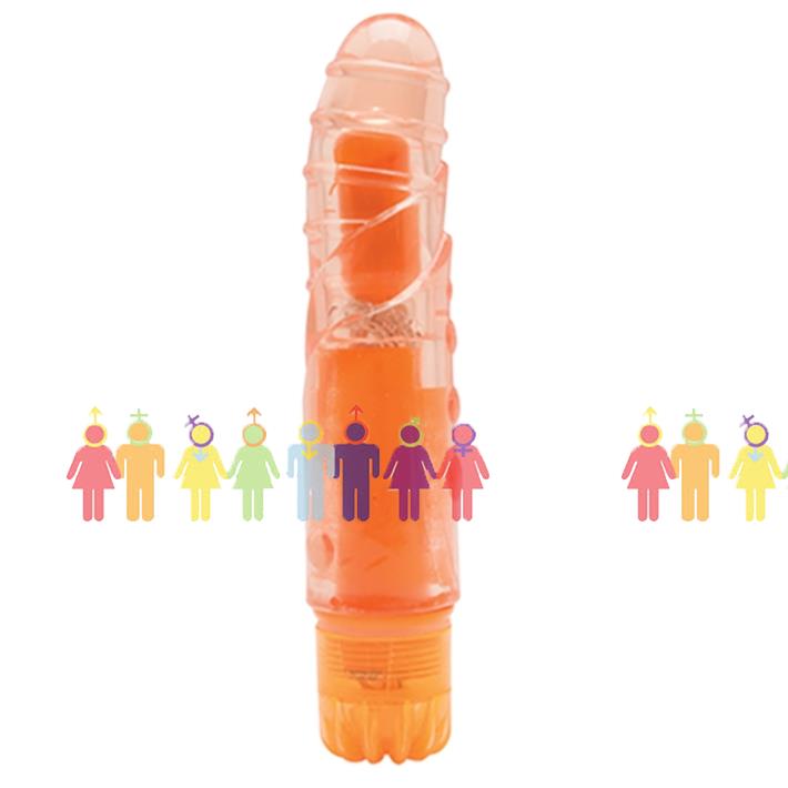 Vibrador Clímax Gems sumergible naranja
