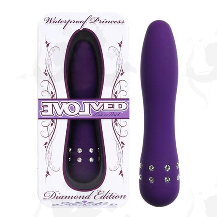 Vibrador estimulador con brillantes Diamond Princess
