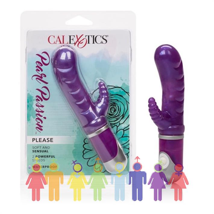 Vibrador con estimulador clitorial California Exotics