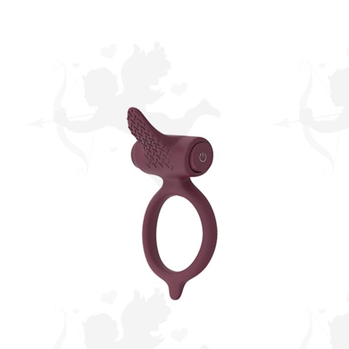 Anillo con estimulador de clitoris y vibro