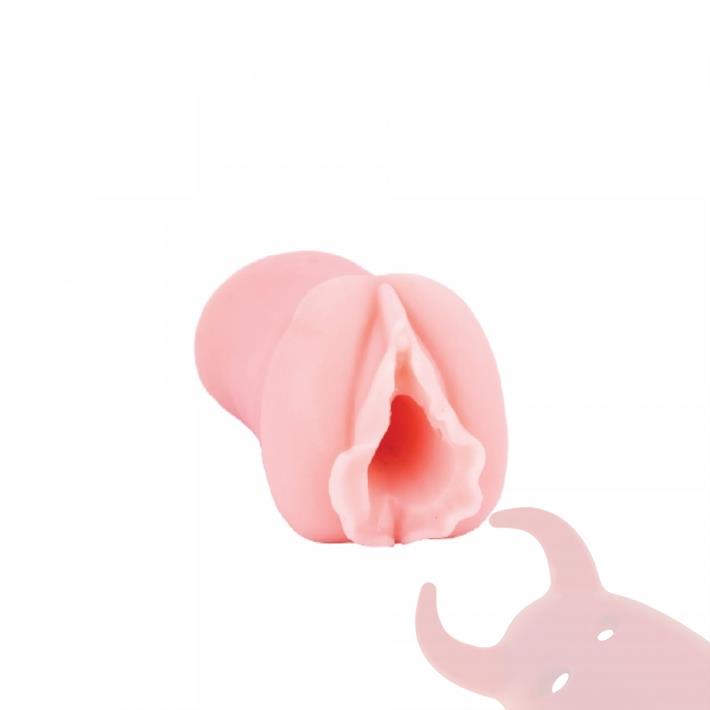 Masturbador con forma de vagina en silicona