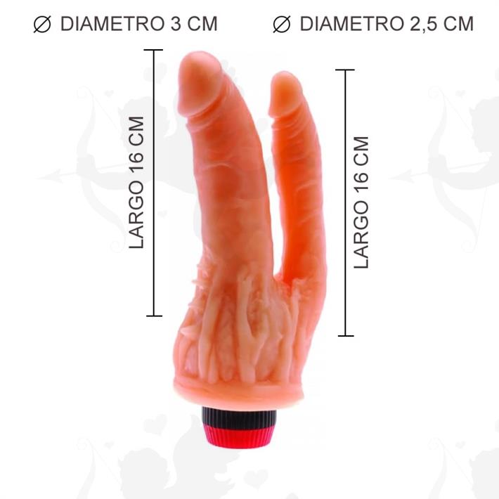 Cód: 1403-2 - Vibrador anal doble penetración - anal y vaginal - $ 13300