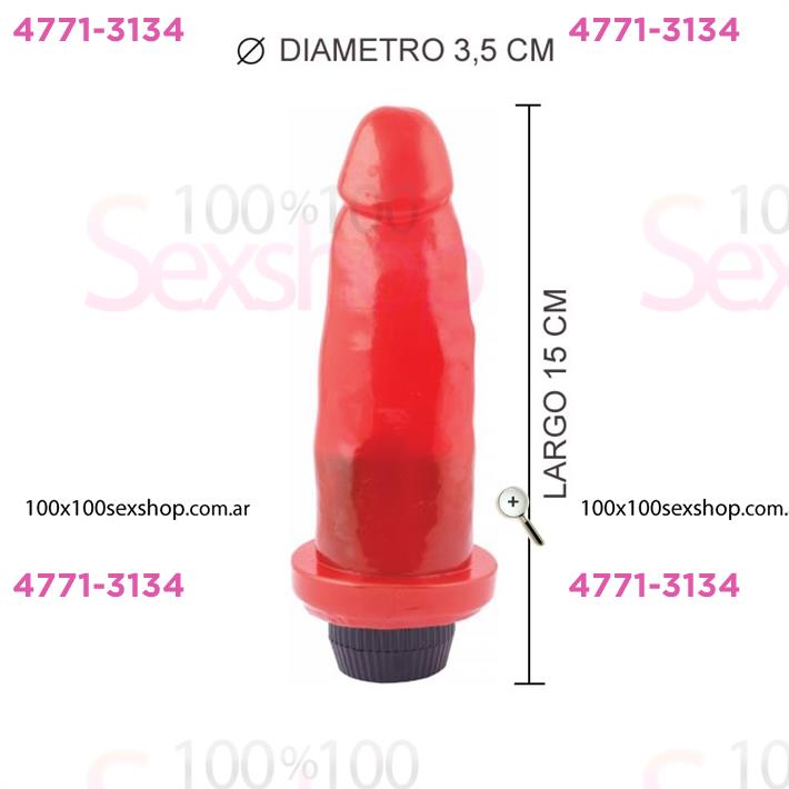 Cód: CA 1600-5 - Vibrador Normal Jelly - $ 20800