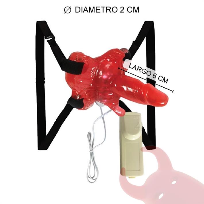  Vibrador estimulador femenino con micro pene 