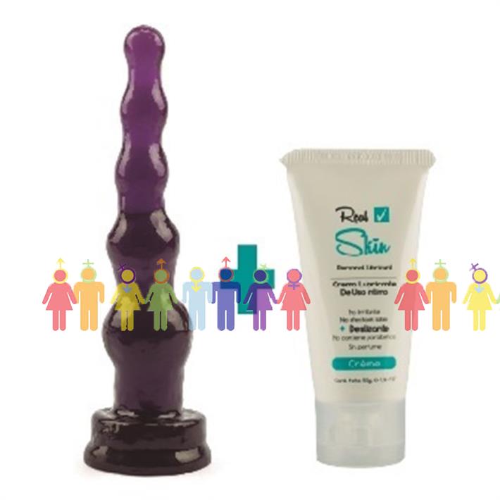 Inexpulsable anal con crema anal