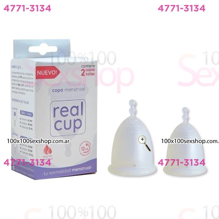 Kit de copas Menstruales Real Cup