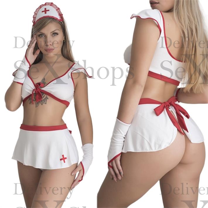 Disfraz de enfermera erotico con minifalda