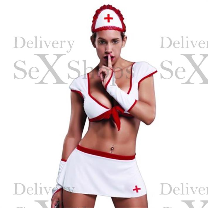 Disfraz de enfermera erotico con minifalda