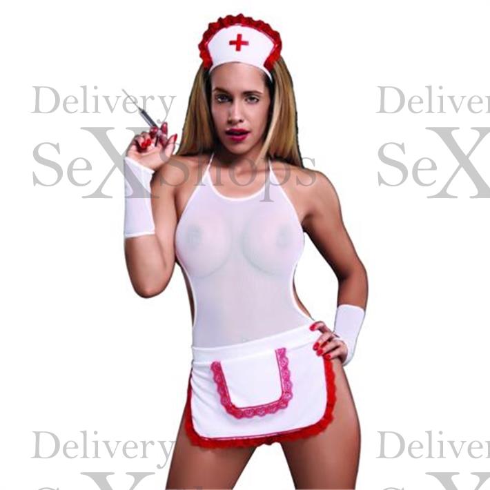  Enfermera disfraz erótico 
