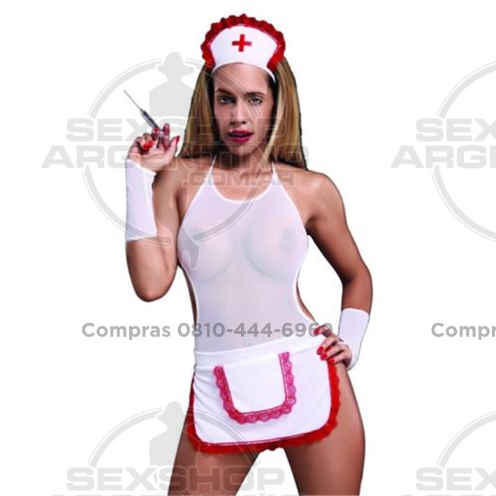 Disfraz de enfermera con 5 piezas