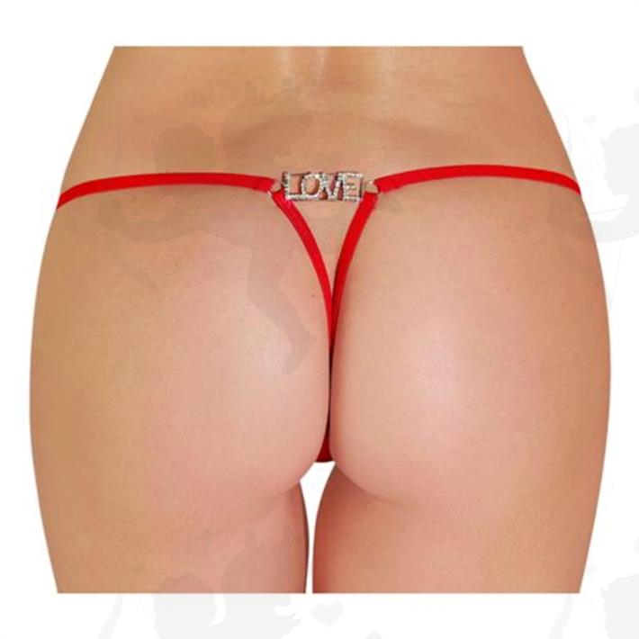 Tanga Premium Love Roja