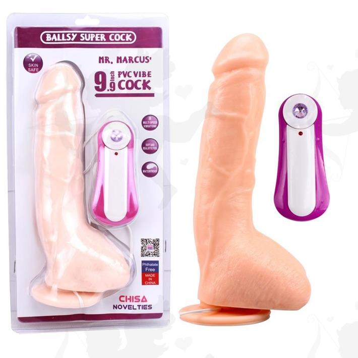 Realistico rotativo vibro y sopapa 8.5 pulgadas