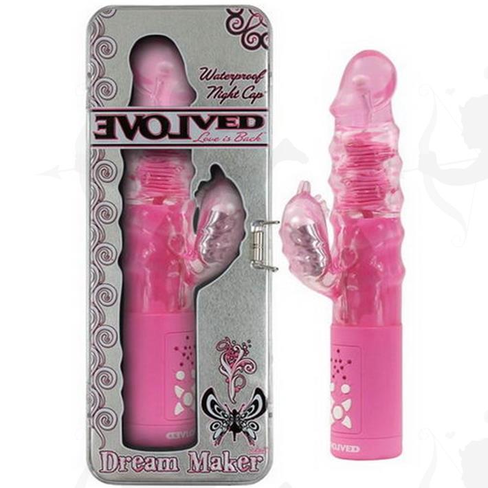 Vibrador rotativo Evolved con estimulador clitorial