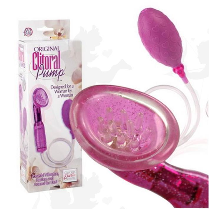Succionado vaginal con vibrador y estimulador clitorial