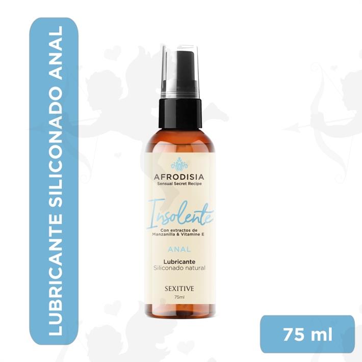 Lubricante Siliconado Natural para sexo anal. 75ml