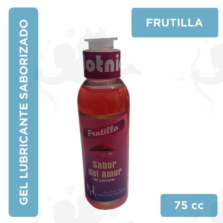 Gel sabor del amor frutilla 75cc