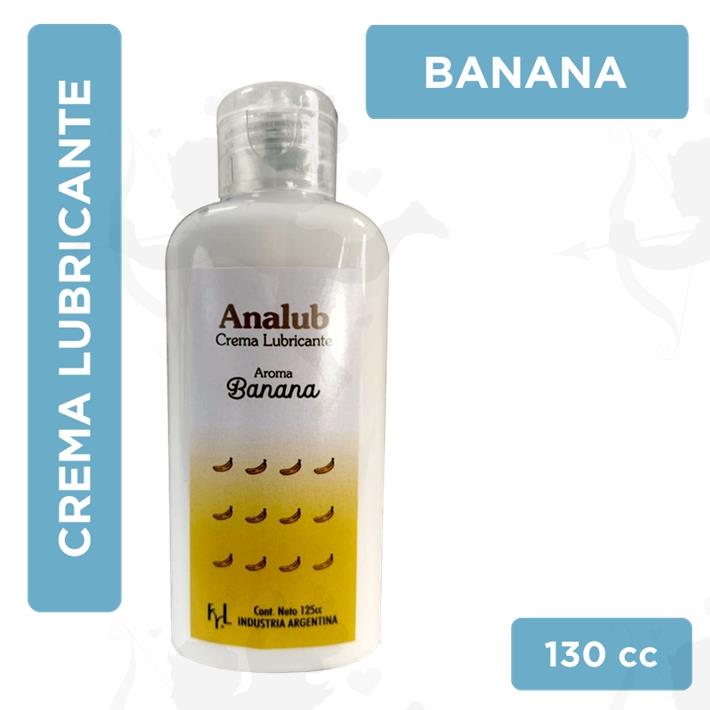 Crema lubricante anal fragancia banana 130cc