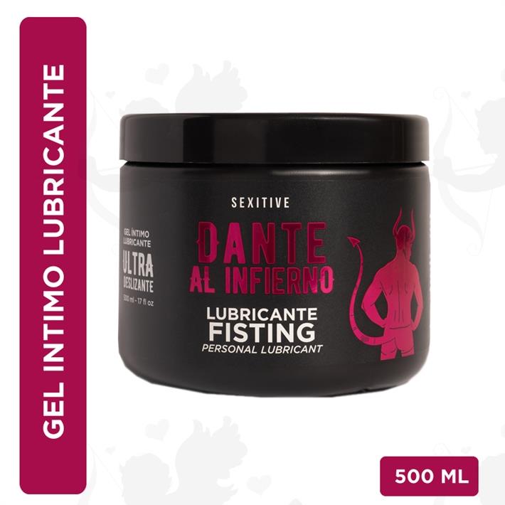 Lubricante fisting ultradeslizante Dante al Infierno 500 ml.