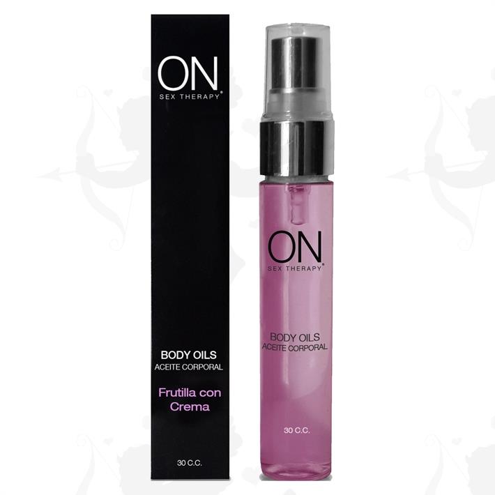 Aceite corporal Frutilla con Crema