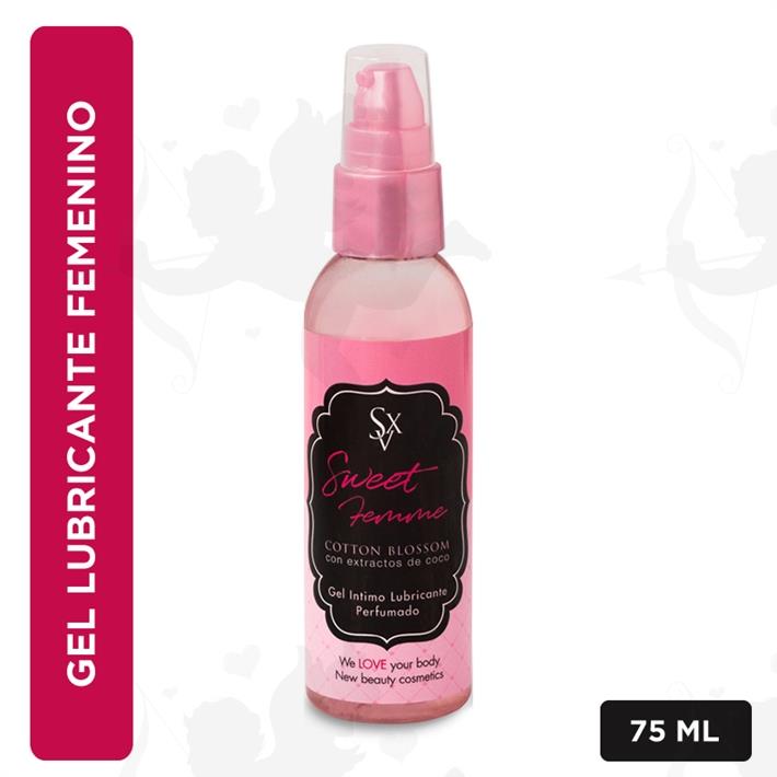 Gel lubricante femenino hipoalergenico y perfumado 75ml
