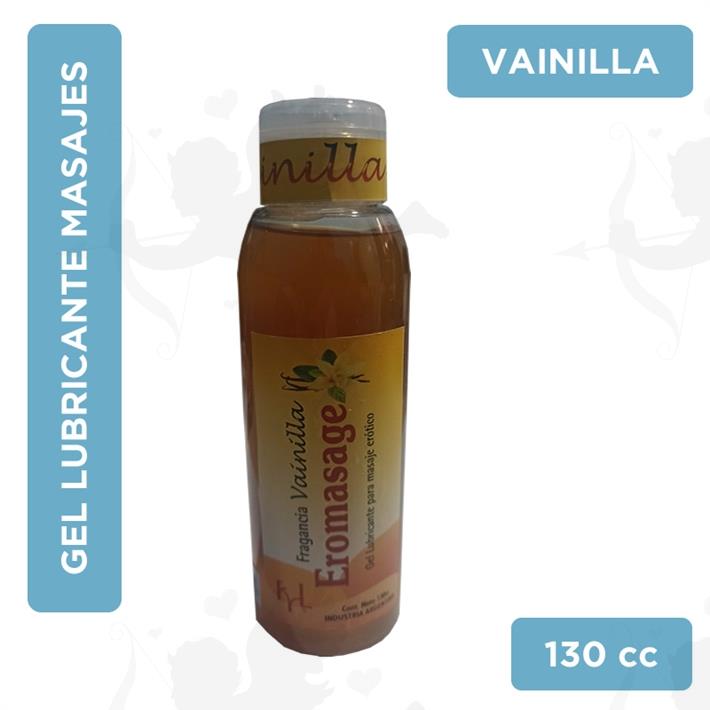 Crema lubricante y para masajes aroma vainilla 130 cm3