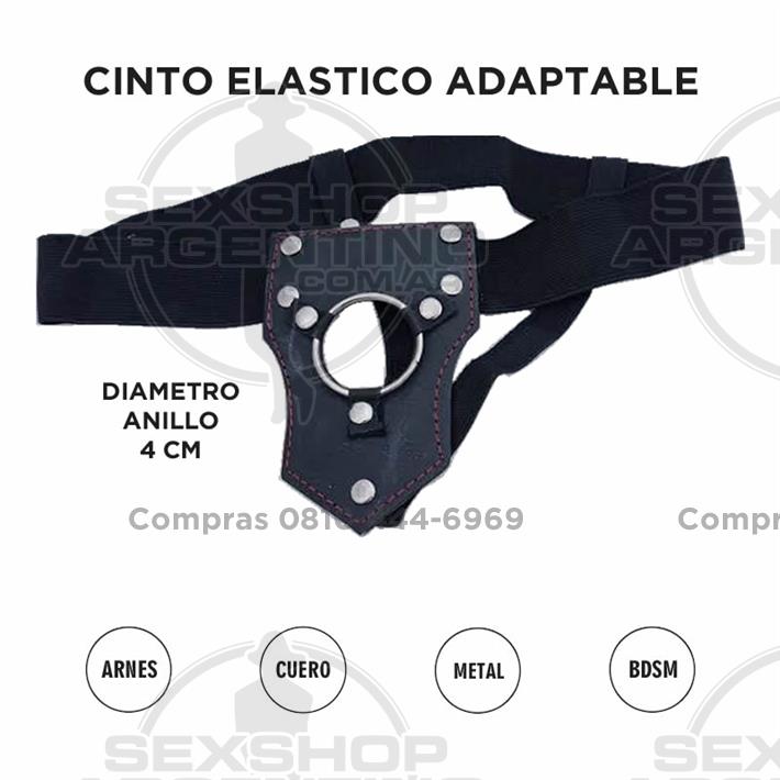 Arnes Simple Reforzado De Cuero