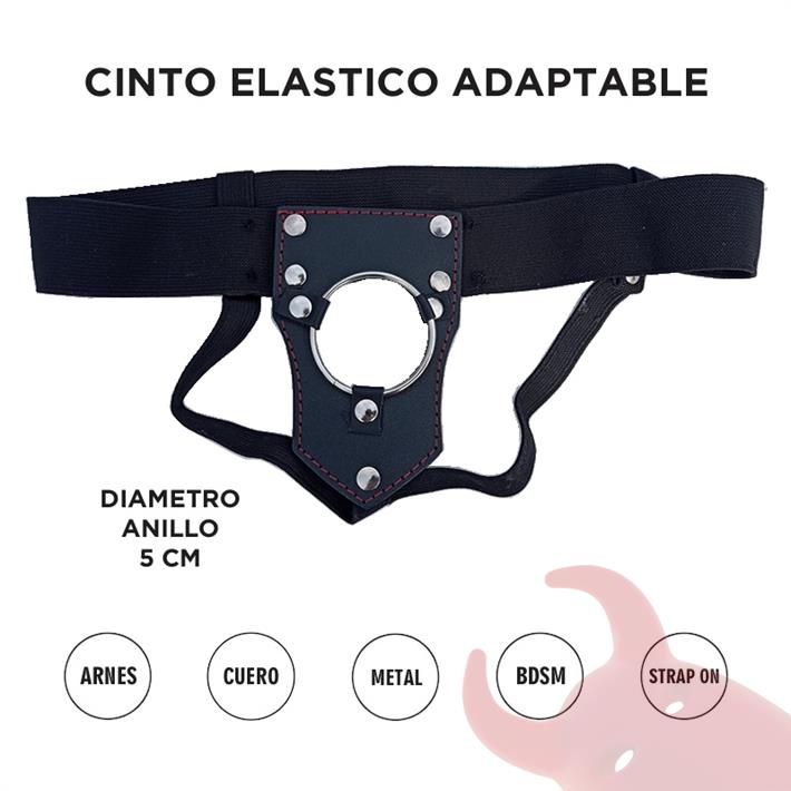 Arnes Simple Reforzado De Cuero Grande