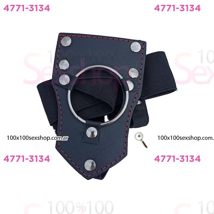 Arnes Simple Reforzado De Cuero Grande