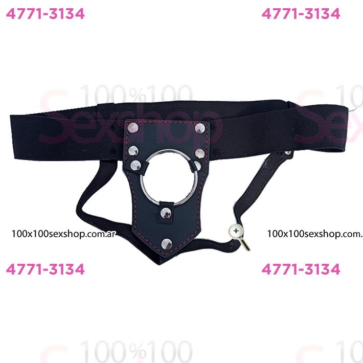 Arnes Simple Reforzado De Cuero Grande
