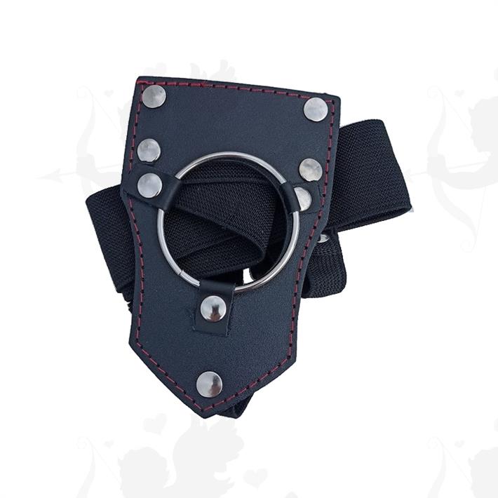 Arnes Simple Reforzado De Cuero Grande