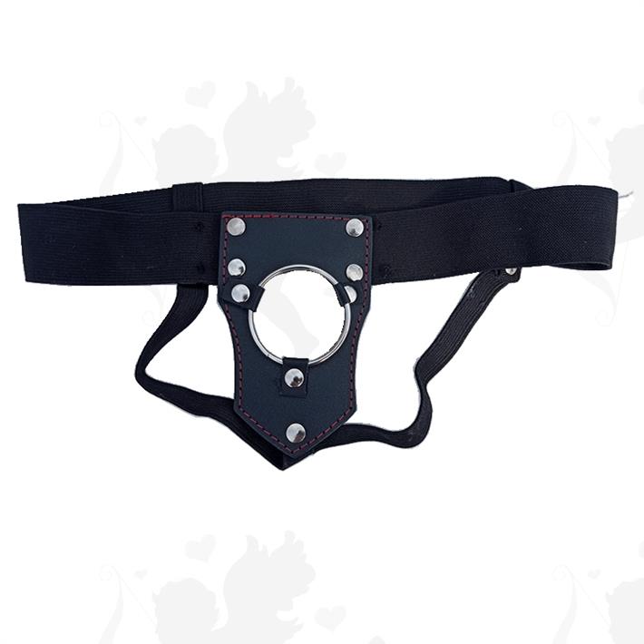 Arnes Simple Reforzado De Cuero Grande