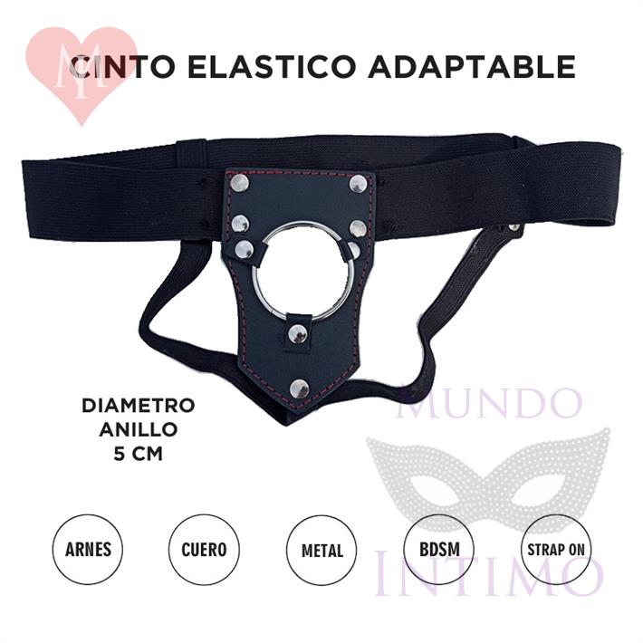  Arnes Simple Reforzado De Cuero Grande 