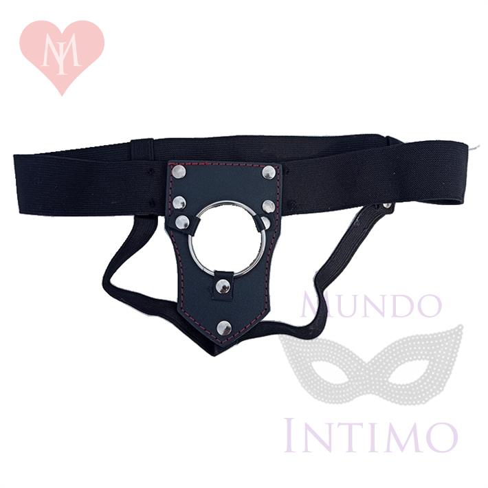 Arnes Simple Reforzado De Cuero Grande