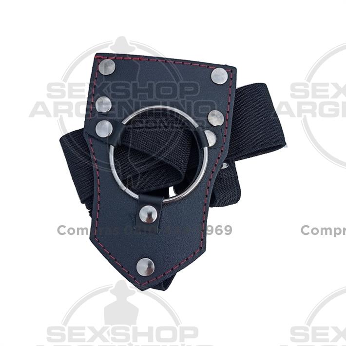 Arnes Simple Reforzado De Cuero Grande