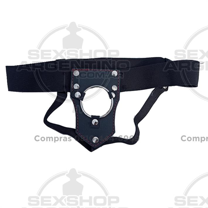 Arnes Simple Reforzado De Cuero Grande
