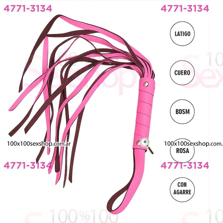 Latigo Rosa Fluo Sado
