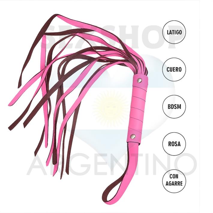 Latigo Rosa Fluo Sado