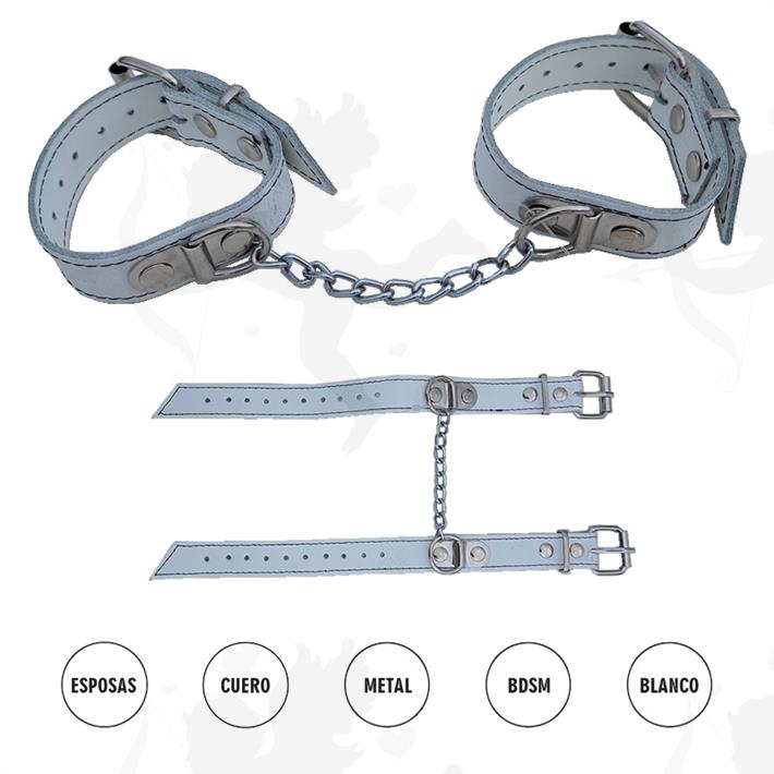 Esposas Premium Finas Con Cadena En Blancas