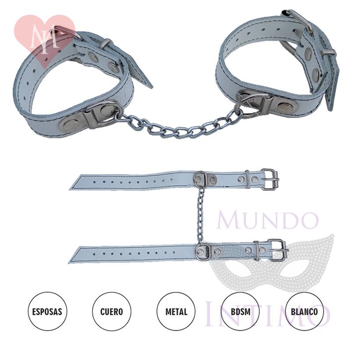 Esposas Premium Finas Con Cadena En Blancas