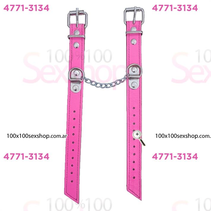 Esposas Premium Con Finas Cadenas En Rosa