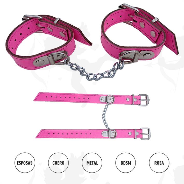 Esposas Premium Con Finas Cadenas En Rosa