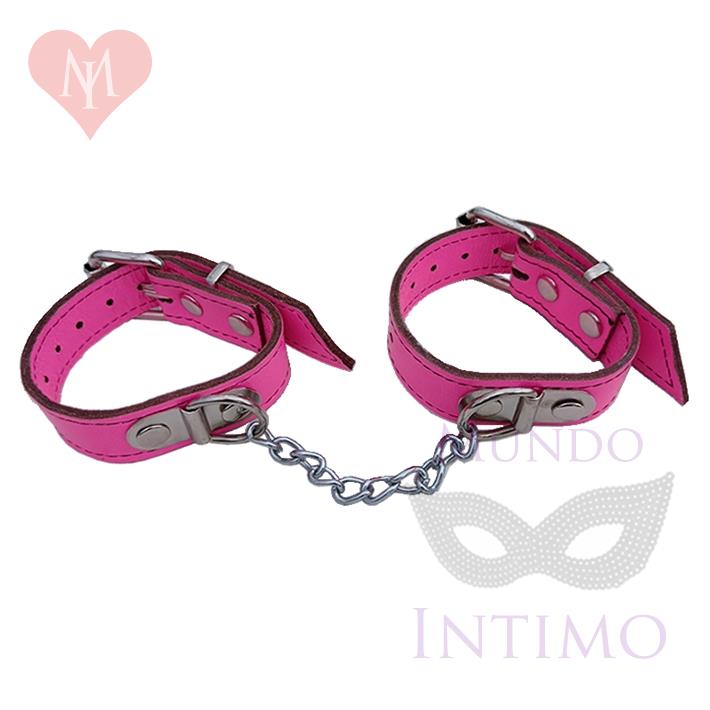 Esposas Premium Con Finas Cadenas En Rosa
