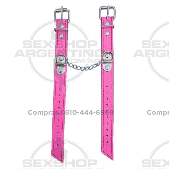 Esposas Premium Con Finas Cadenas En Rosa