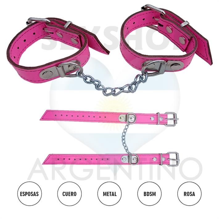Esposas Premium Con Finas Cadenas En Rosa