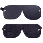 Antifaz negro con peluche negro