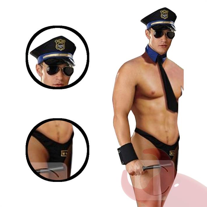  Disfraz masculino de policia sexy 