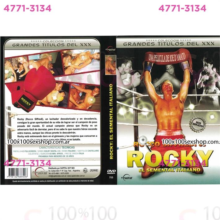 Cód: CA DVD-753 - Pelicula DVD: ROCKY EL SEMENTAL ITALIANO - $ 4900